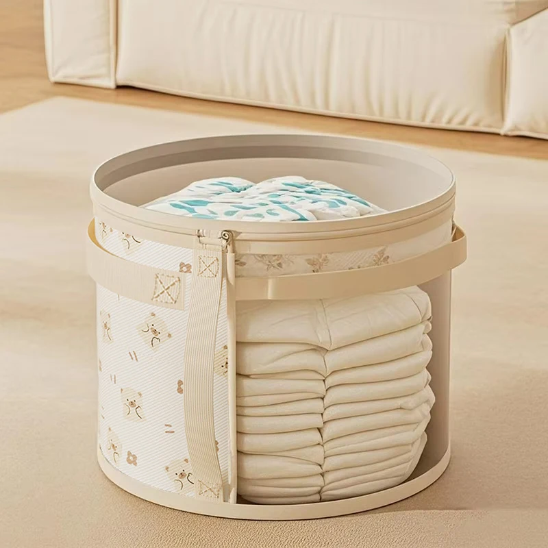 Secchio per pannolini per bambini 42 * 28 cm Cestino per organizer per vestiti per cambio pannolini di grande capacità Secchi portaoggetti stampati per cartoni animati per bambini