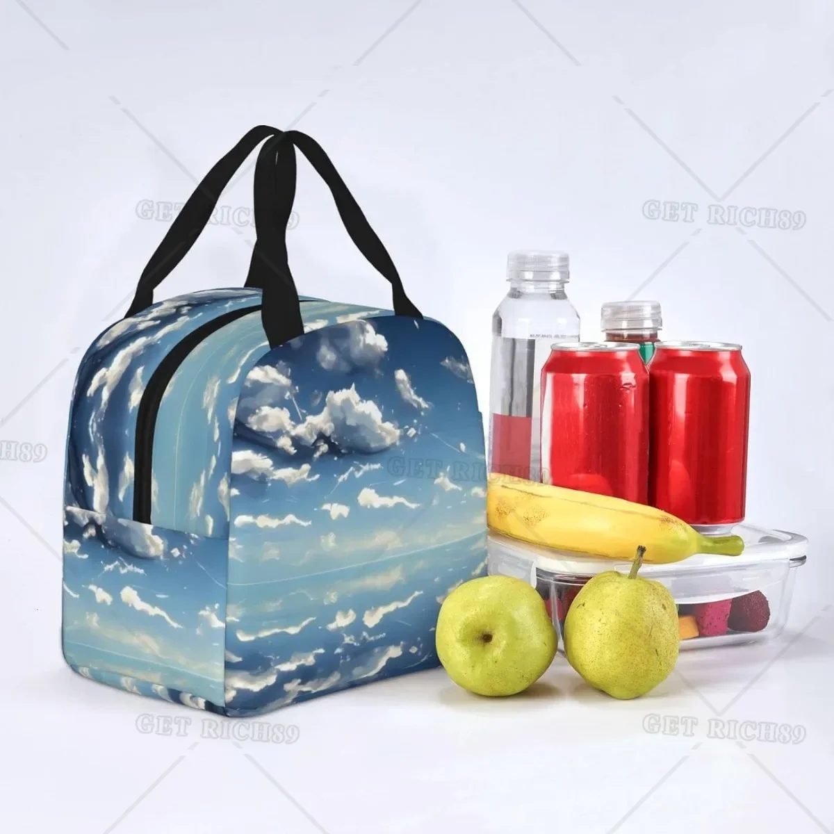 حقيبة غداء معزولة متعددة الوظائف من Sky and Clouds، تصميم مقاوم للماء للعمل والأنشطة الخارجية وعزل طويل الأمد