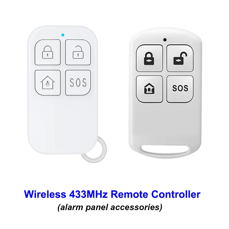 ACJ Wireless 433MHz Alarm Remote Control Mini Remote Controller Arm And Disarm Detector for Home Burglar Alarm System Security