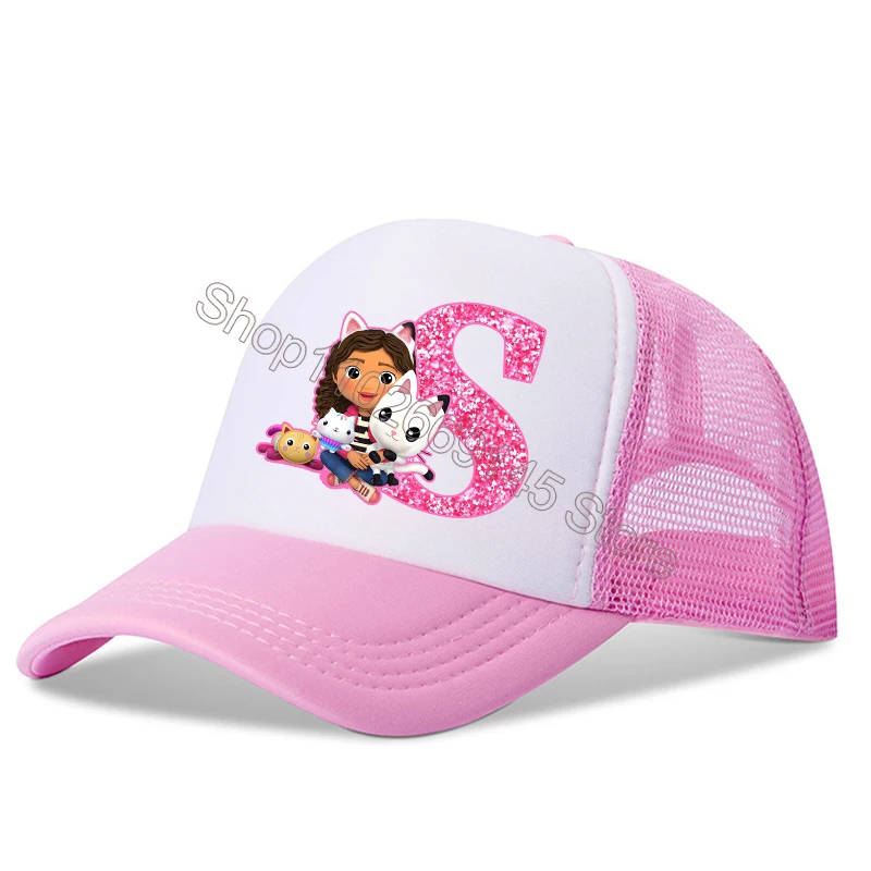 Gorras de béisbol con letras en inglés para niñas, sombrero de dibujos animados, gorra con visera ajustable, regalos de cumpleaños