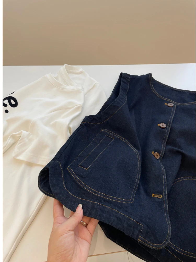 Женская джинсовая жилетка боль – обзор и цена Denim Jacket Vintage