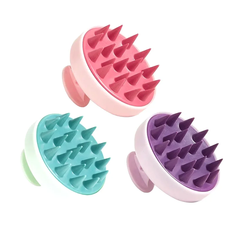 Silicone Scalp Massager Shampoo Brush Hair Washing Comb for Deep Clean and Head Massage
