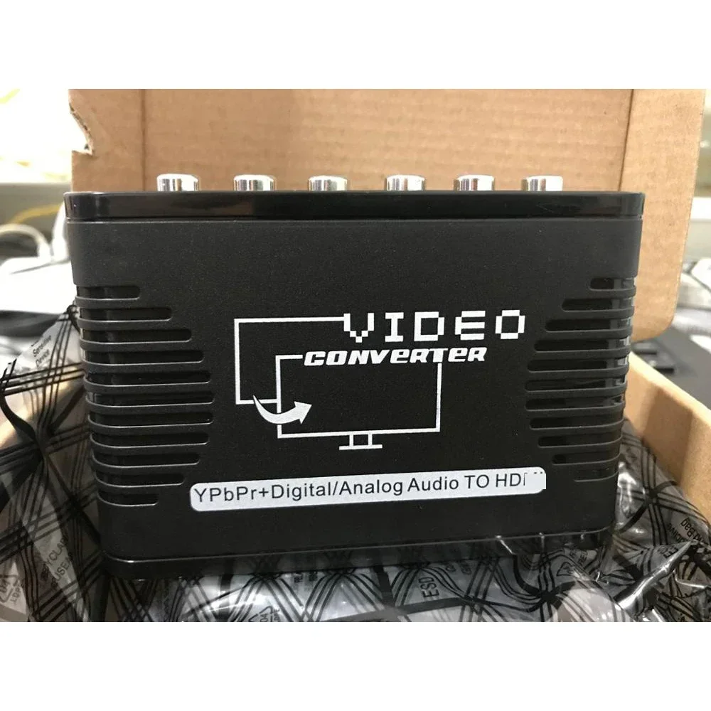 1080P YPbPr To HDMI Video Audio Converter Adapter 5 RCA Ypbpr Component To HDMI Converter for PS2 DVD Wii Camera To TV Monitor