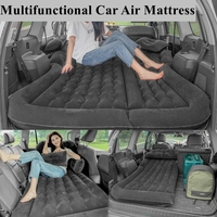 Car Travel Inflatable Mattress kit Air Bed Back Seat Accessories Rear Clearance Pad Car Sleeping Mattress Auto Camping Artifact