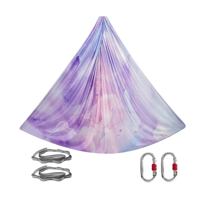 

Colorful Aerial Yoga Swing Power Yoga Hammock Set for Home Gym Fitness and Flexibility