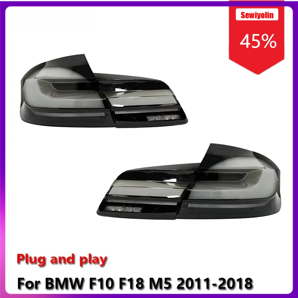 

Автомобильные светодиодные фары в сборе для BMW F10 F18 M5 2011-2018 противотуманные фары DRL тормозной указатель поворота Plug and Play
