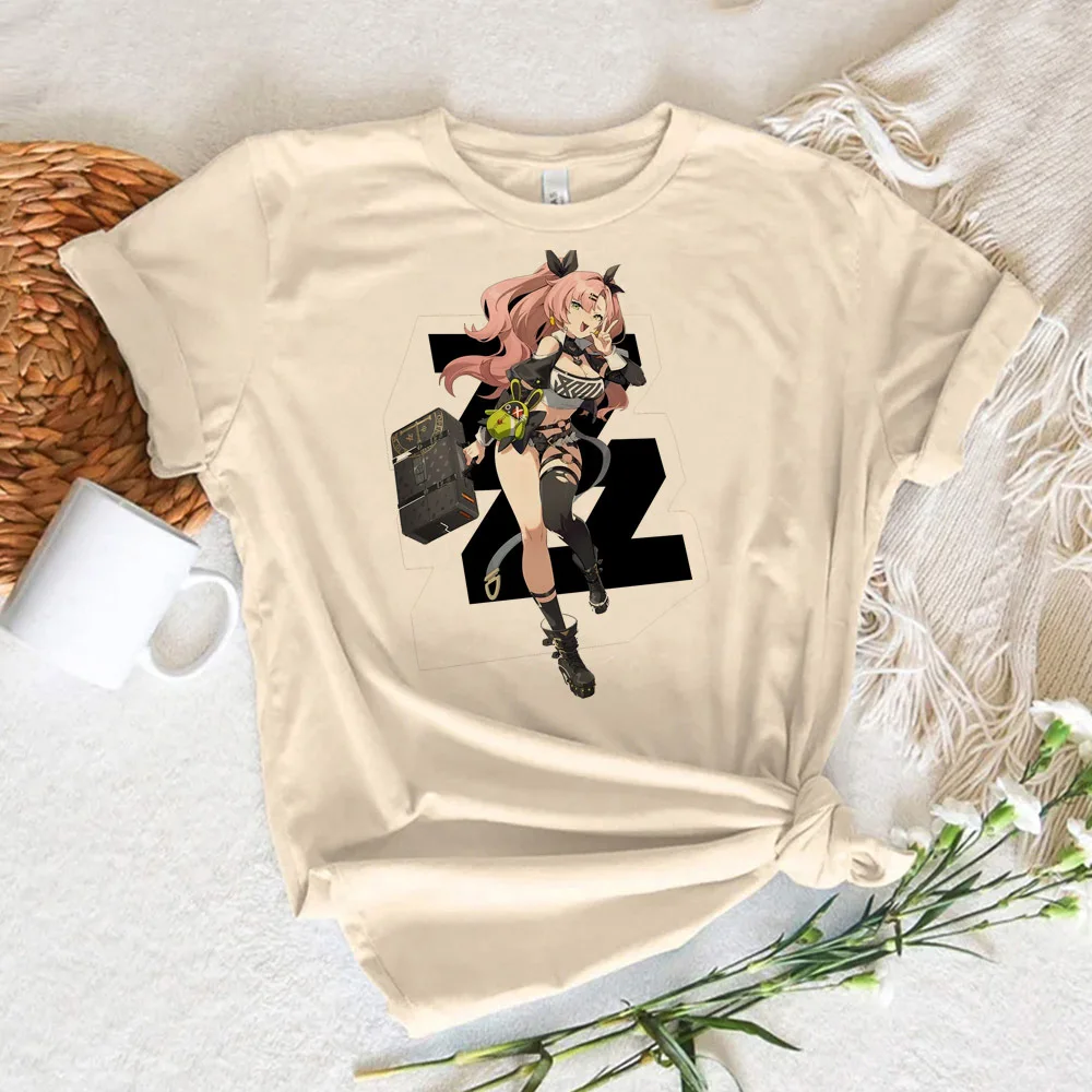 Zenless Zone Zero Tee women stretchy top female anime manga clothes