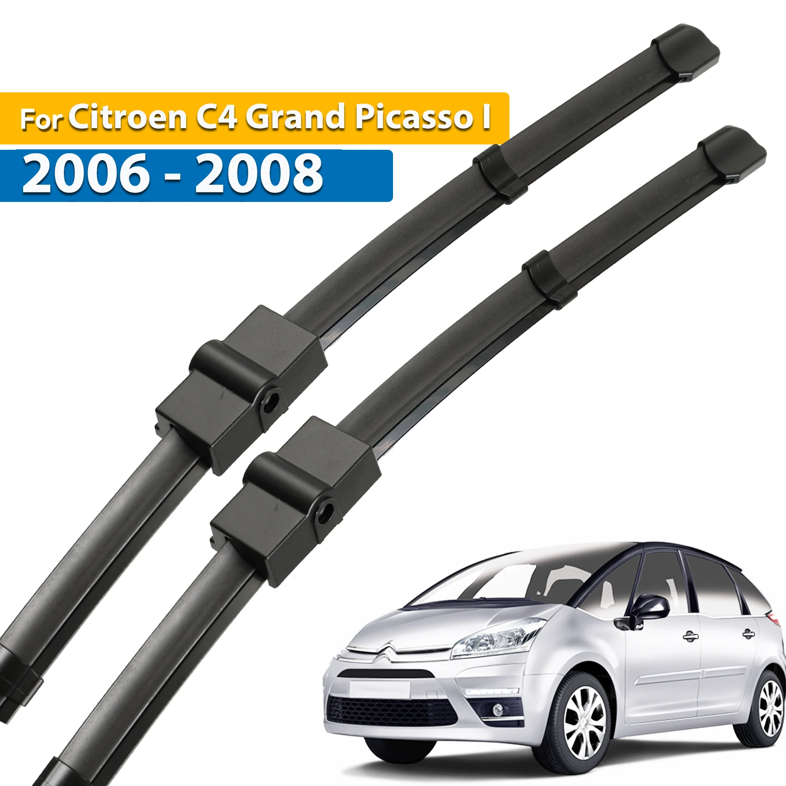 

Erick's Wiper LHD & RHD Front Wiper Blades For Citroen C4 Grand Picasso MK1 06 - 08 Windshield Windscreen Window Brushes 30"+30"