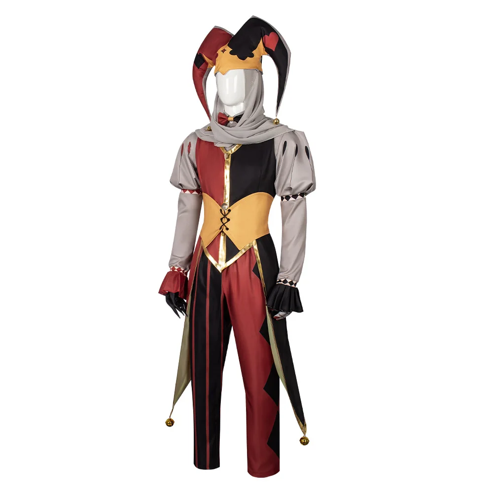 

Kingdom of Marionettes Jestyn‌ Cosplay Costume Game Full Set Clown Outfit Halloween Carnival Role Play Clothes AniMuse