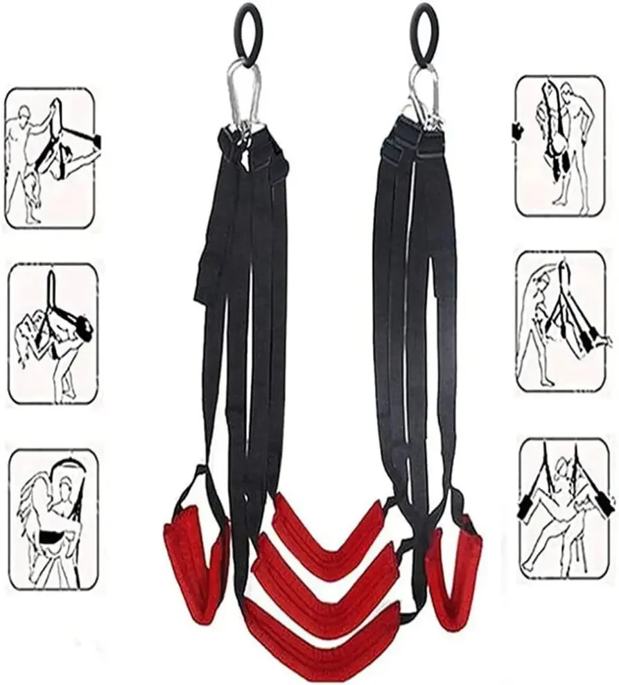 Adult games Sex Swing Chairs Bondage Hanging Sex Furniture Swing Sex Furniture Fetish Bandage Love Adult game Hanging Door Swing