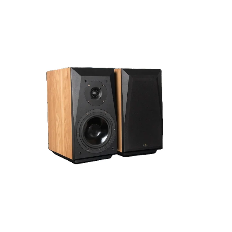 TD-C6 2.0 Wooden Bookshelf HIFI AV Karaoke Loudspeaker Bookshelf Speakers