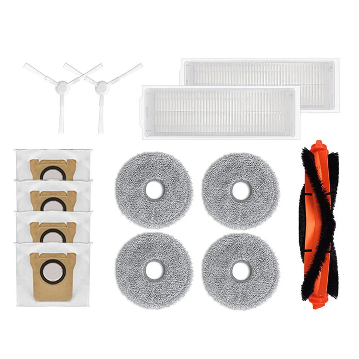 For Xiaomi Mijia M30 Pro Vacuum Replacement Parts Roller Side Brush Hepa Filter Mop Cloth Dust Bag Accessories