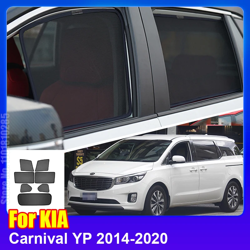 

Автомобильный Магнитный солнцезащитный козырек для Kia Carnival YP 2014-2020, занавеска на лобовое стекло, задняя зеркальная козырек