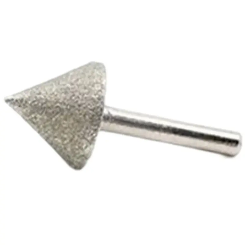 

A98E-Алмазная шлифовальная головка 20-60 мм, конусный абразивный инструмент для снятия фаски, износостойкие сверла 90 градусов, головка