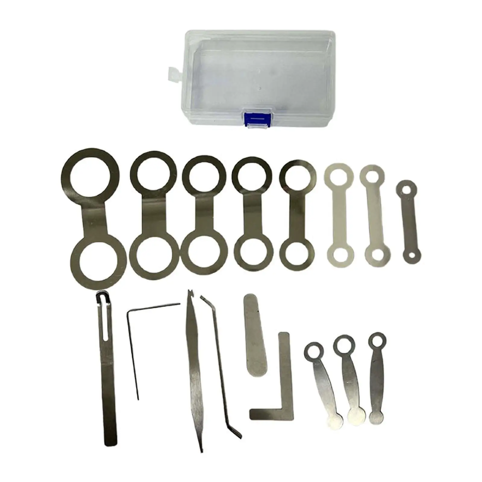 

17Pcs Saxophone Repair Tool Spring Hook Key Cover Woodwind Instrument Maintenance Tools for Saxophones Clarinet Piccolo Oboe