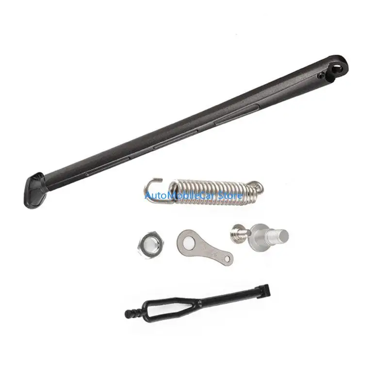 

G8TE 43cm Replacement Side Support Stand Motorcycle Kickstand Motorbike Kickstand
