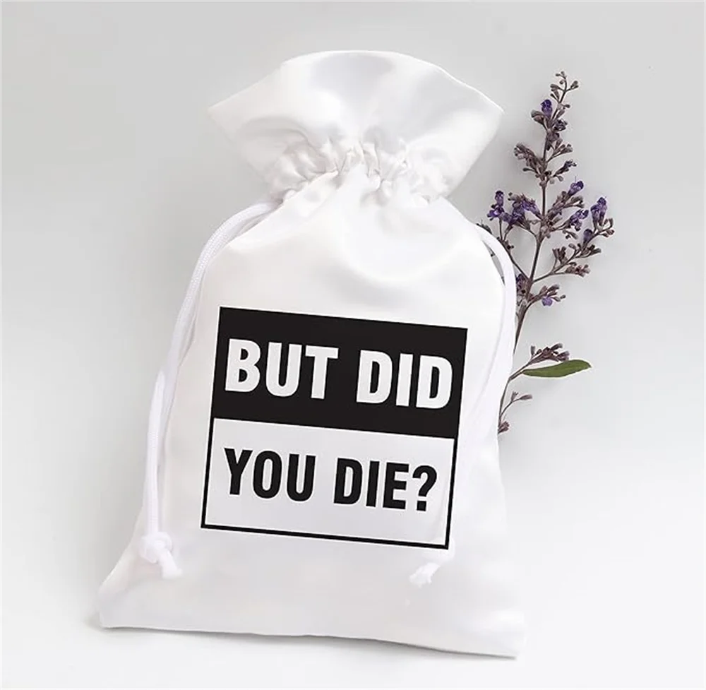 But Did You Die Hangover Kit Bags | Bachelorette Party Hangover Recovery Gift Kit Bags | Survival Kit | Bridal Shower Pouches Fo