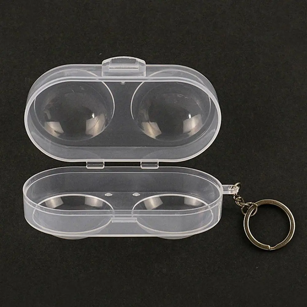 

Контейнер для мячей для настольного тенниса, жесткий пластиковый чехол, коробка для мячей, стол для хранения с теннисным брелоком, подарочные аксессуары D3W6