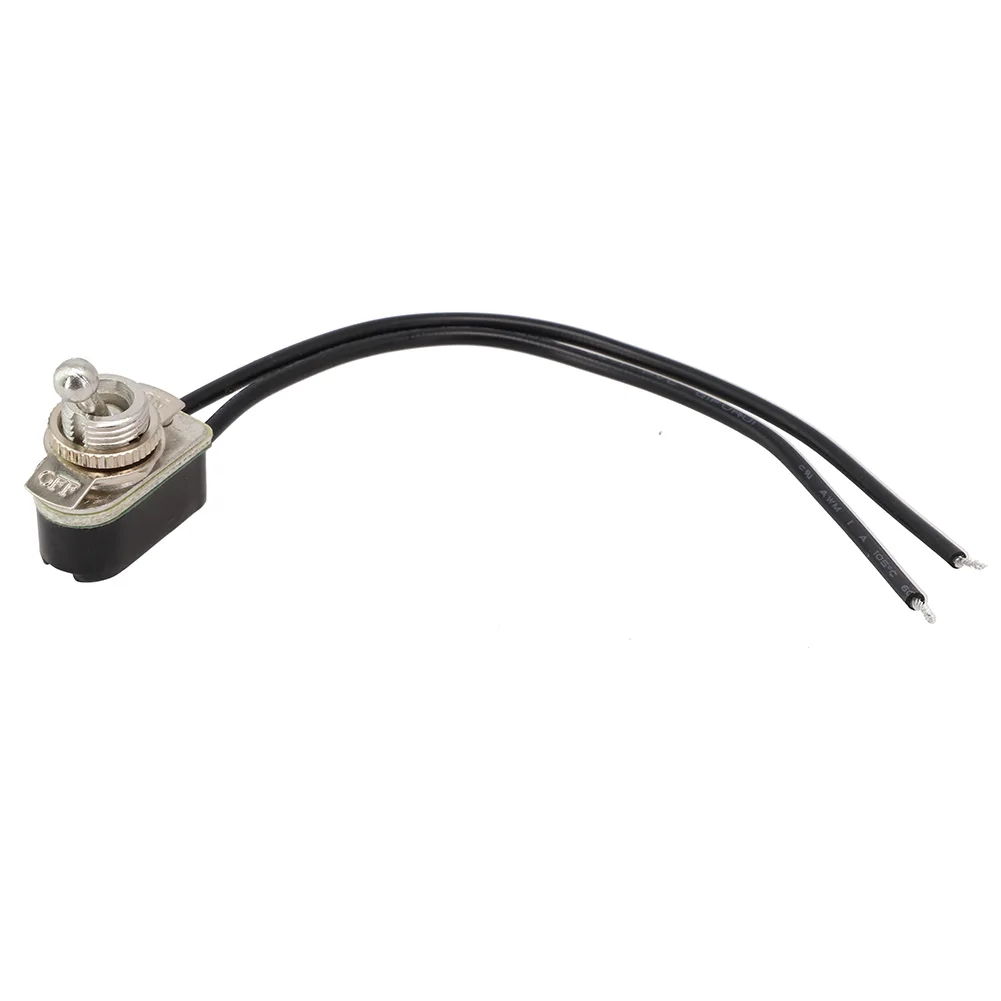Pre Wired SPST Rocker Switch 250V 6A for Electronic Appliances 1NC+1NO On Off Control 10000 Cycle Durability Rating