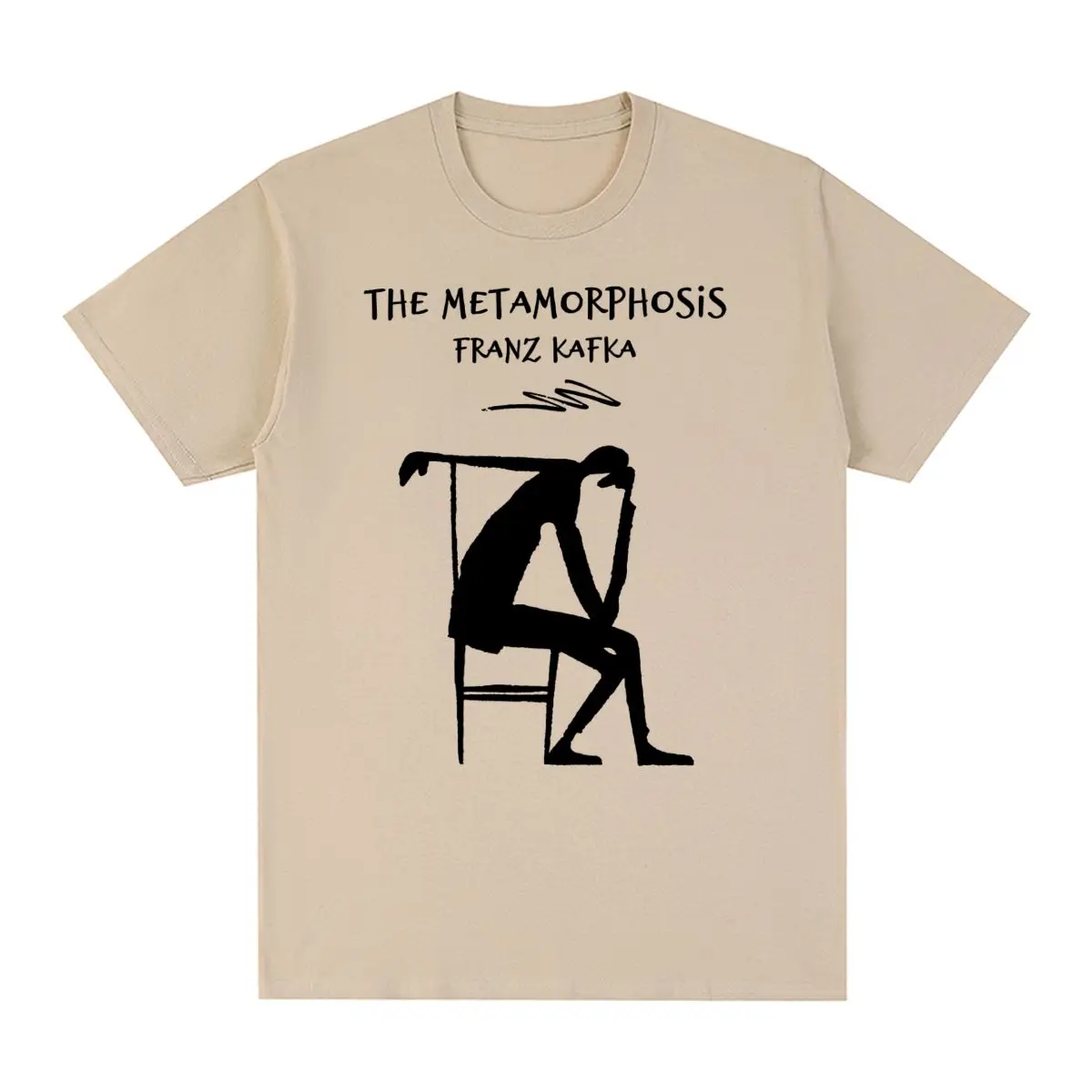 Franz Kafka The Metamorphosis Vintage T-shirt Classic Cotton Men T shirt New Tee Tshirt Womens Tops