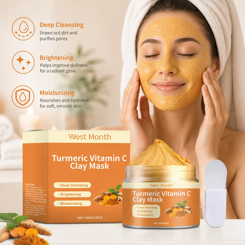 Mud Mask Kaolin - Vitamin C Turmeric Mud Mask Deep