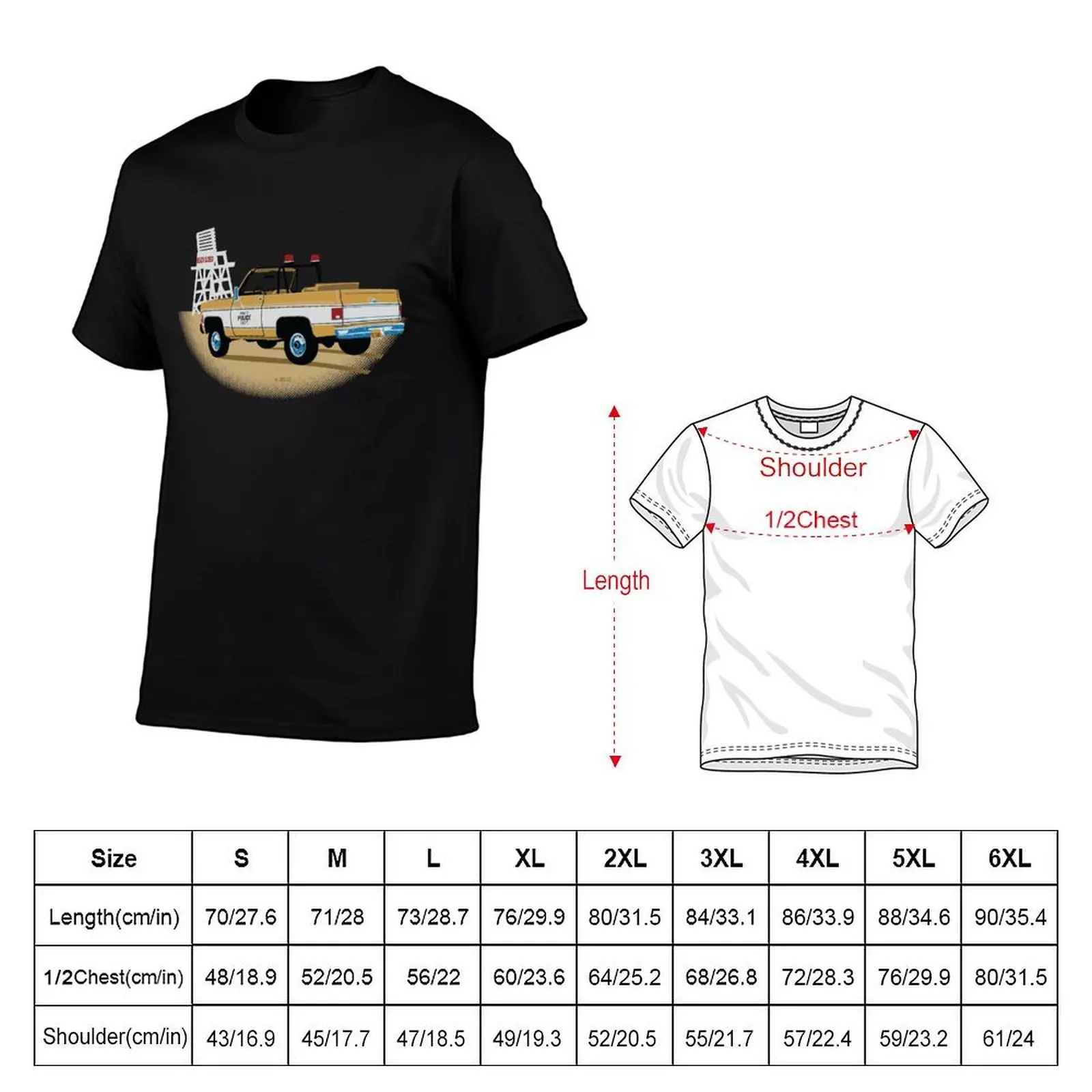 Chief Brody's Truck T-Shirt cheap stuff Louboutins Men's t shirts