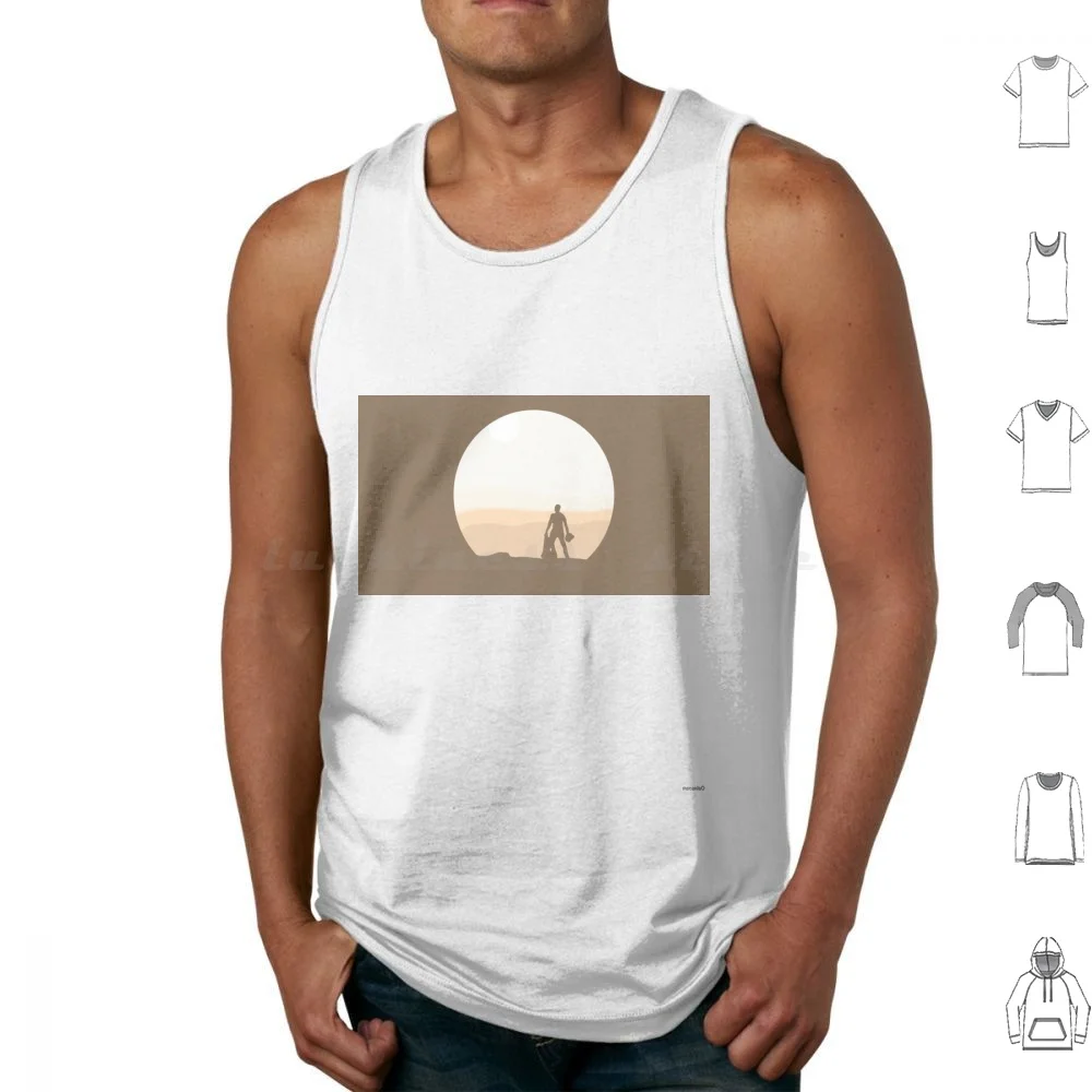 Finn Sunset Tank Tops Vest Sleeveless Finn Stormtrooper Jakku Tie Fighter Galaxy Jedi Sith First Order Rebel Resistance