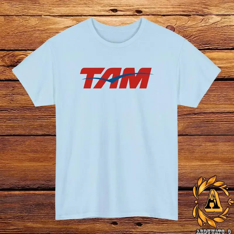 New TAM Airlines Vintage LOGO T Shirt Black Grey White Navy Red Light Blue