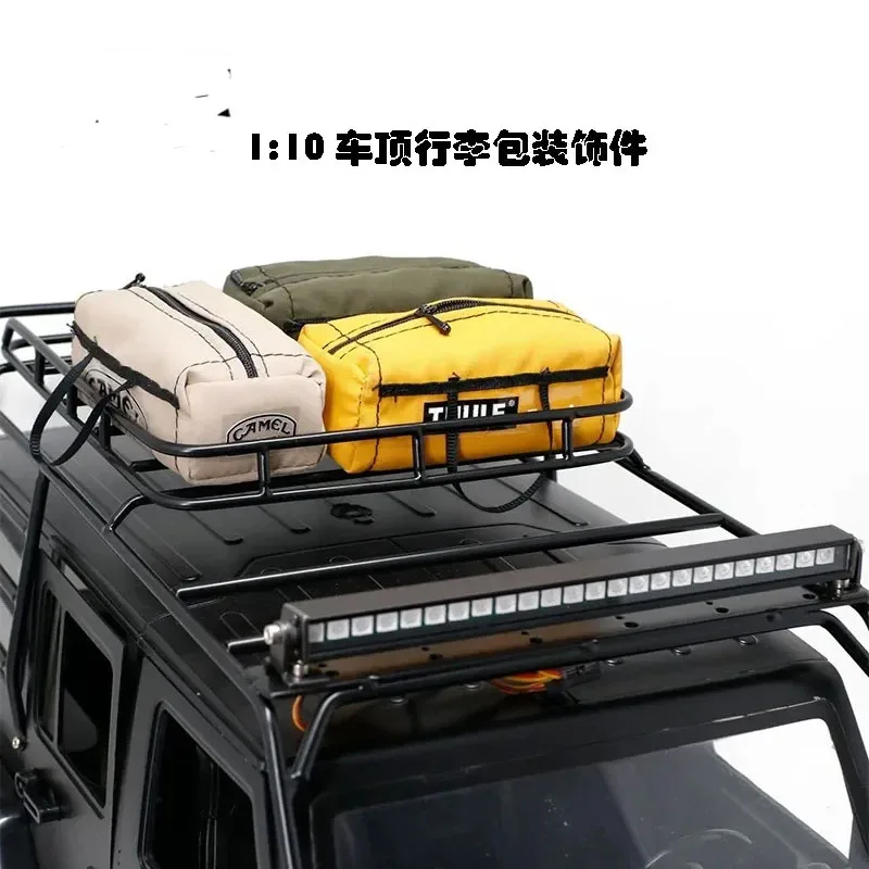 Mini bolso de mano de simulación de coche de escalada a control remoto, adecuado para decoración de coche de escalada a escala 1:10 TRX-4 SCX10 D90 90046