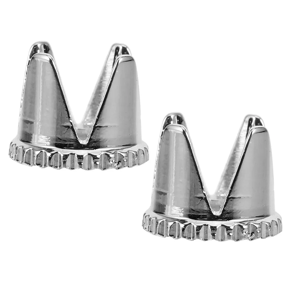 2Pcs Airbrush Parts Replacement Set Nozzles Caps Intake Heads Compatible with Most Airbrush Systems for Detailed Work Nail Art