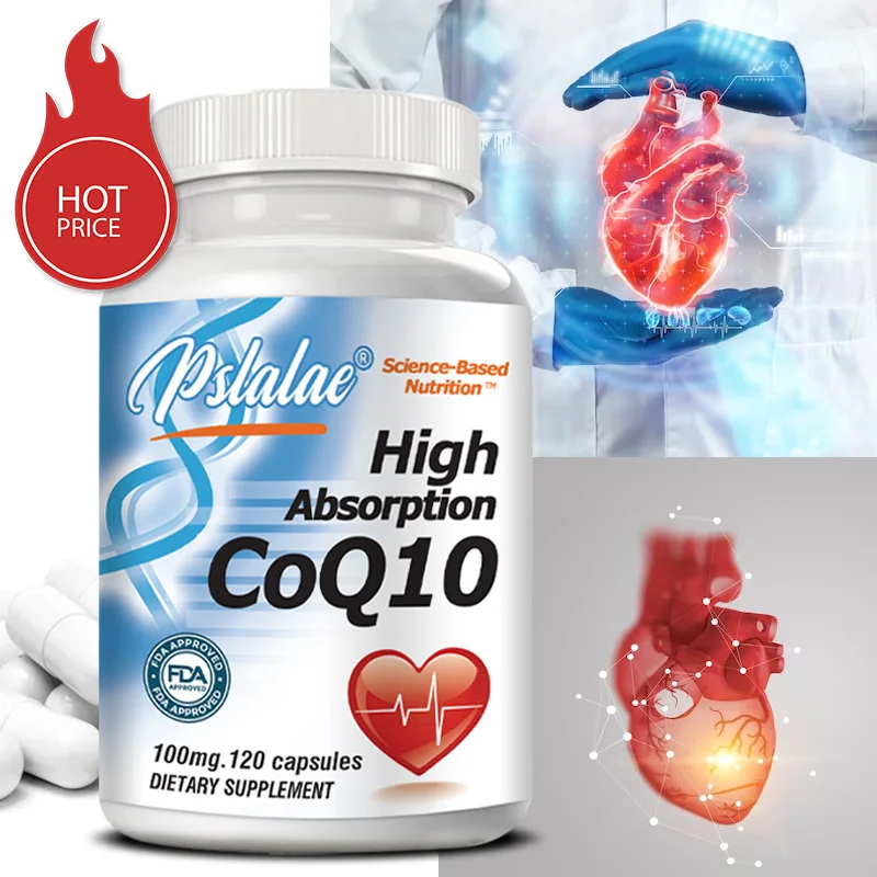

High Absorption Coenzyme Q10 - Promote Cardiovascular Health and Heart Health, Provide Energy, Antioxidant