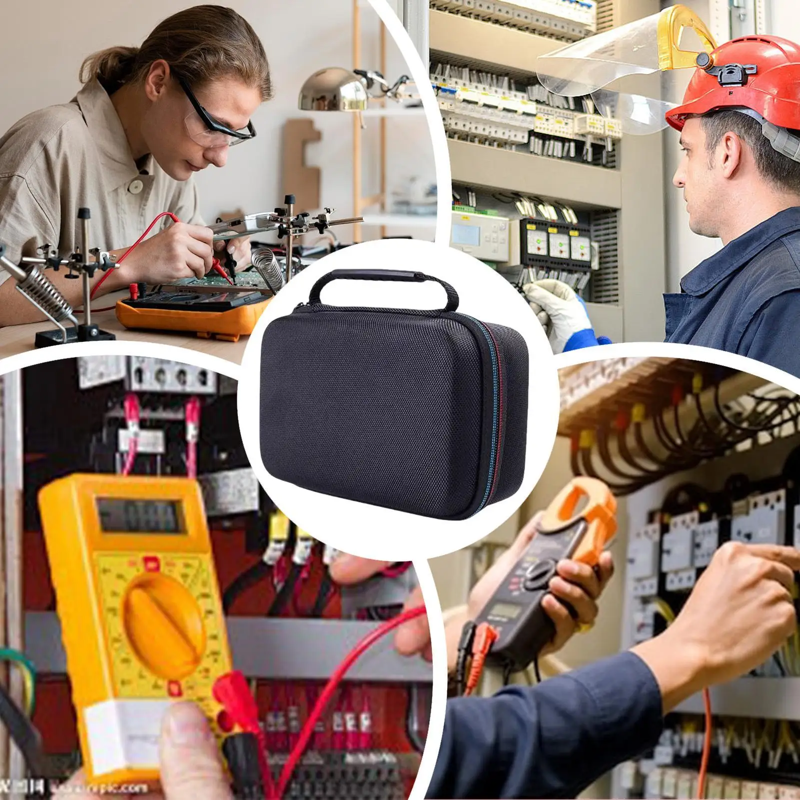 Custodia impermeabile Custodia rigida portatile multifunzionale Borse per attrezzi per cavi Strumenti Utenti aziendali Utenti domestici all'aperto