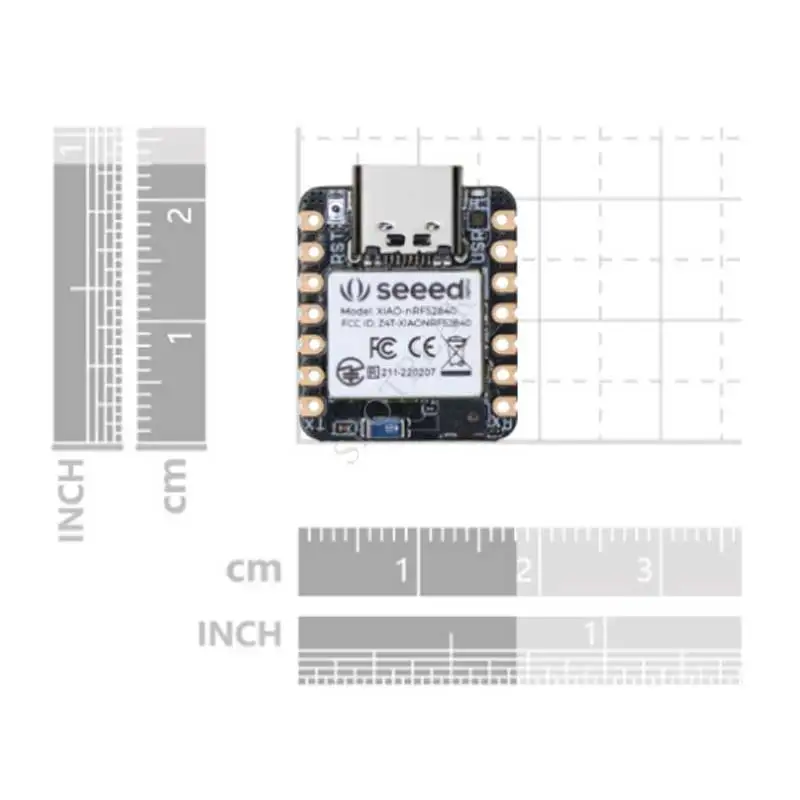 Imagem -06 - Ble Sense Supermini Microfone a Bordo Sensor para Arduino Seeedstudio Xiao-nrf52840