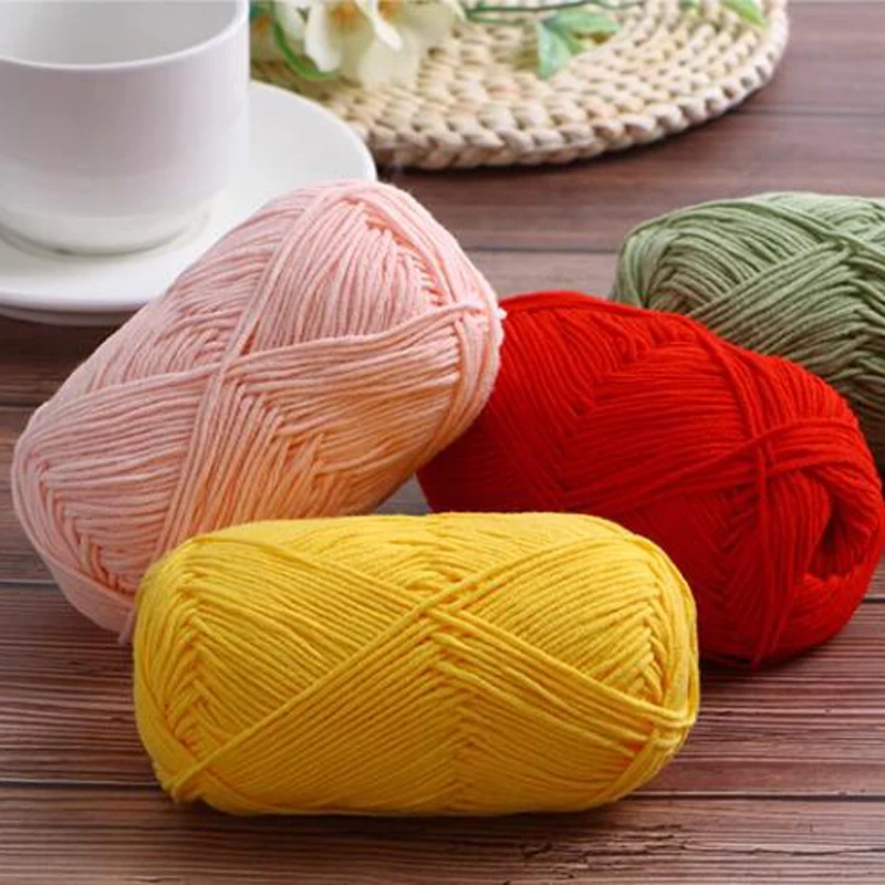 10Pcs Milk Cotton Knitting Yarn Soft Warm Yarn for Hand Knitting worsted crochet threads wool line for handmade