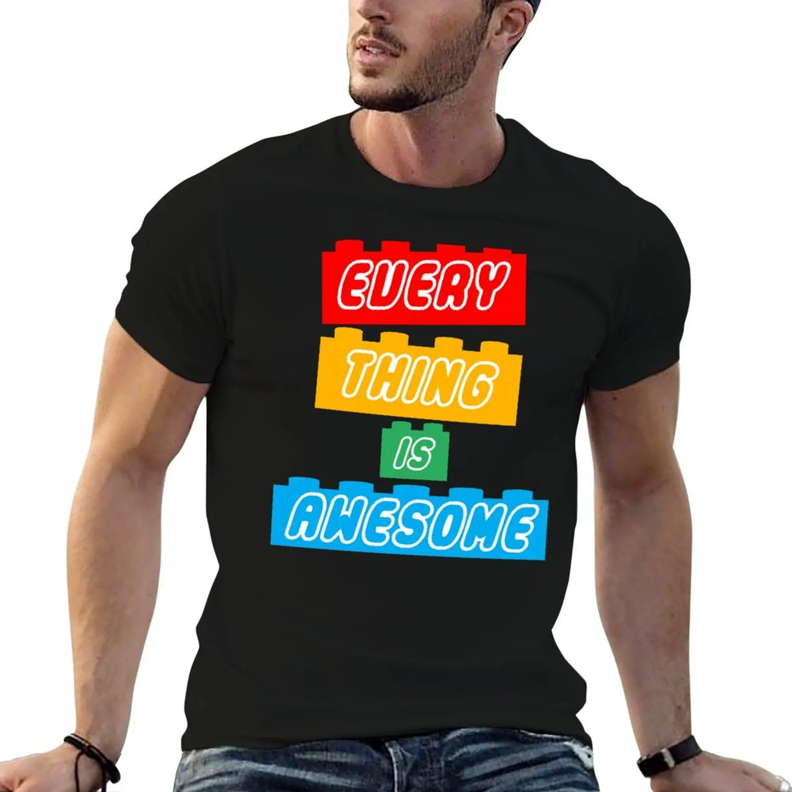 

Everything Is Awesome Cute Funny T-Shirt t shirts for man graphic vintage man graphic t shirt T-Shirt