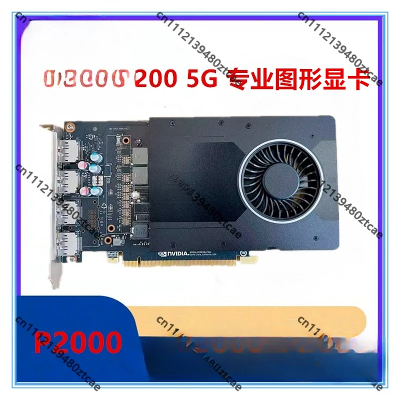 5GB Professional Graphics Card, Multi Display Output GPU Board for 3D Modeling Rendering Video Editing