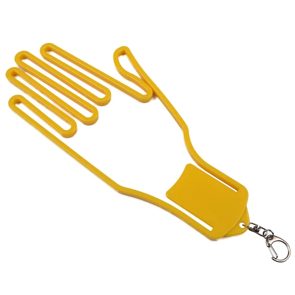 Golf-Glove Holder Rack Portable Plastic Gloves Hanger With Key Chain Golf-Gloves Supports Gloves Display Stand Accessories