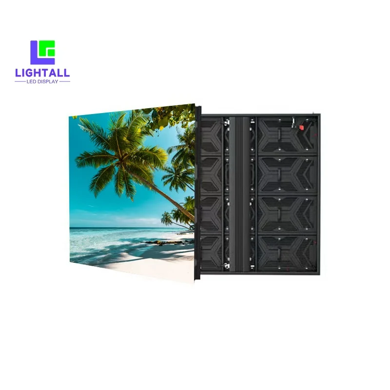 P6.25 High Definition Full Color Outdoor Waterproof IP65 1000*1000mm Aluminum Alloy Cabinet LED Display Screen/LED Wall
