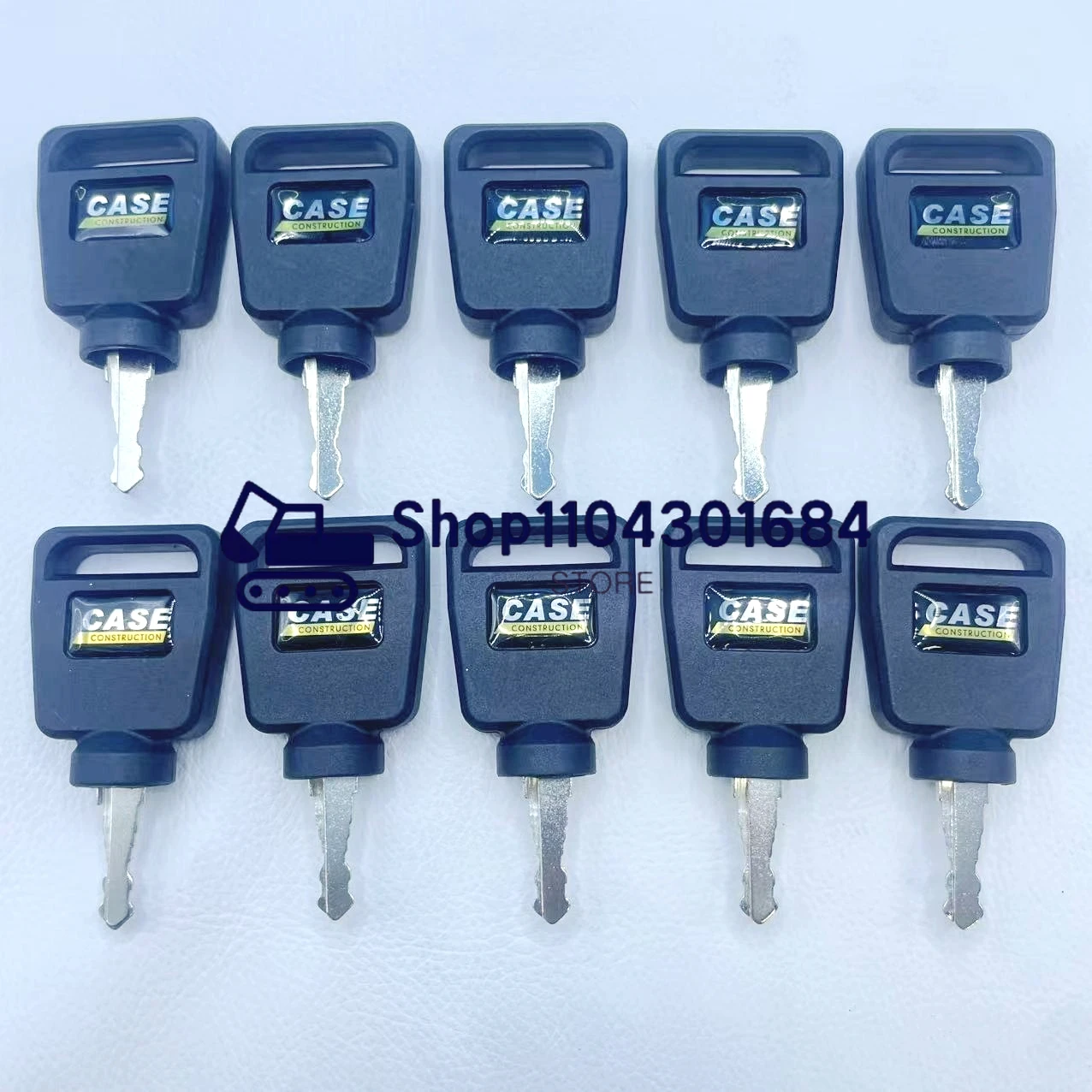 10pcs CASE Ignition KEYS Construction Key for Case New Holland Excavator Tractors