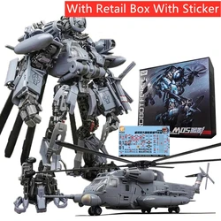 IN Box WJ Transformation Vertigo Helicopter Blackout M05 Oversized KO SS08 Hide Shadow B SET Action Figure Robot With Stickers