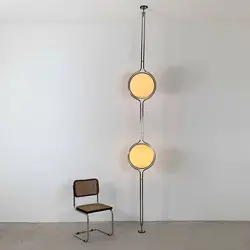Garrault floor lamp Designer White Acrylic Ball Light Living Room Hotel  Led Chrome Metal sofa side  lounge Decoration Lamp