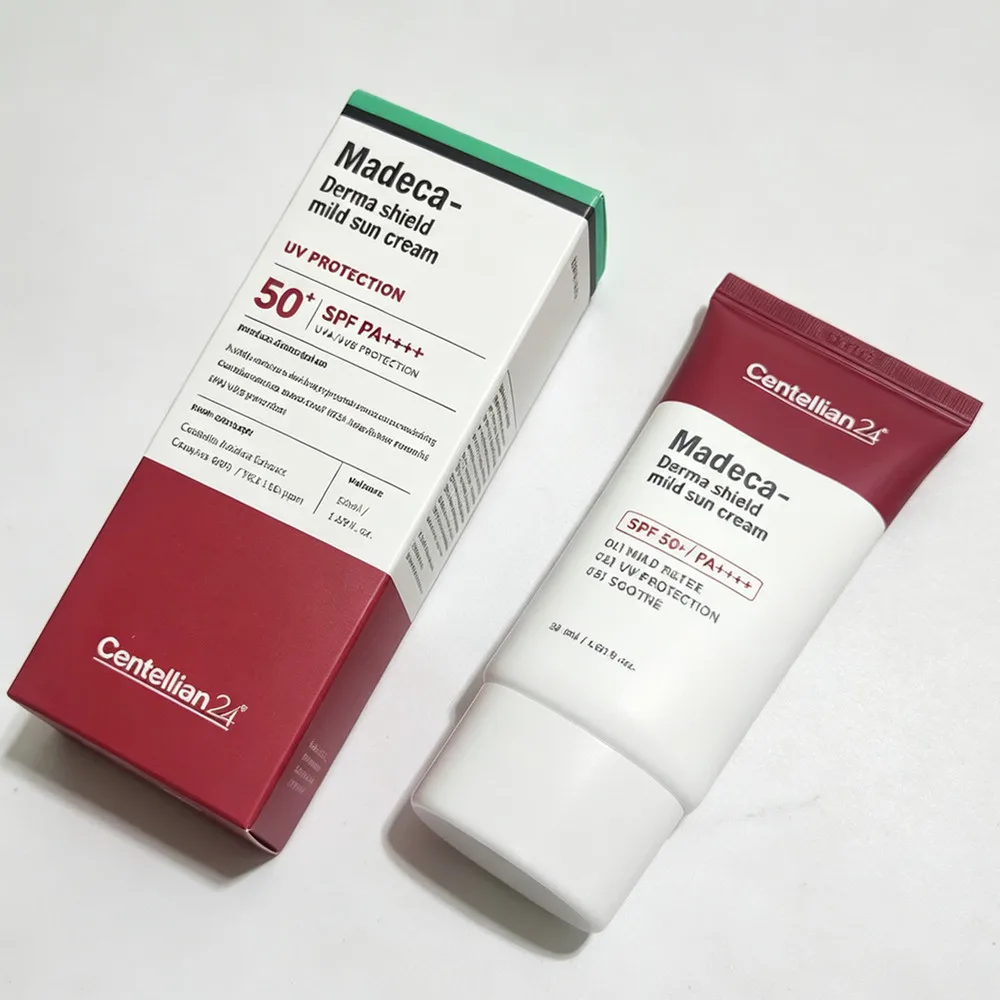 Centellian2 Madeca- Derma Shield Mild Sun Cream With Centella Asiatica Extract UV Protection SPF 50+ PA++++ Soothing And Calming