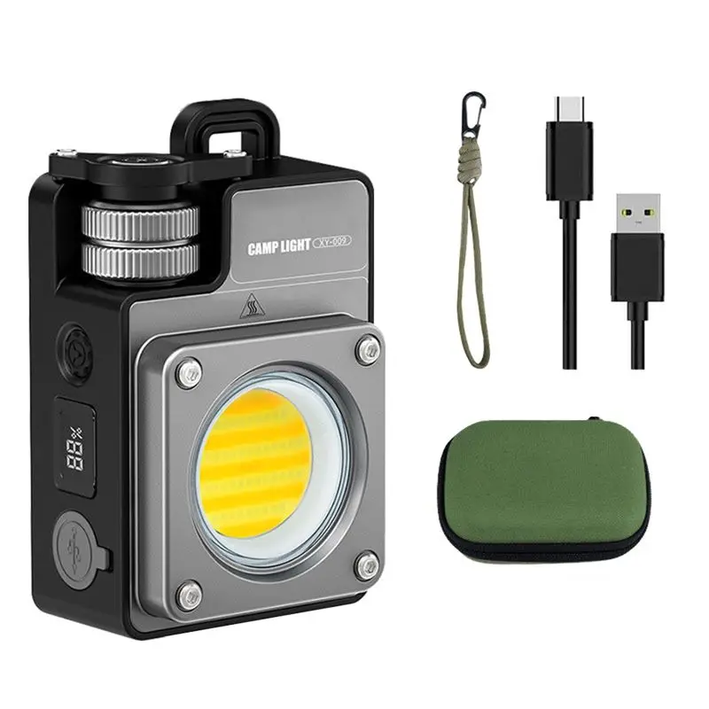 [hot-a34r】-ultra-bright-3500lm-mini-camping-light-usb-c-rechargeable-5-light-modes-portable-for-outdoor-emergency