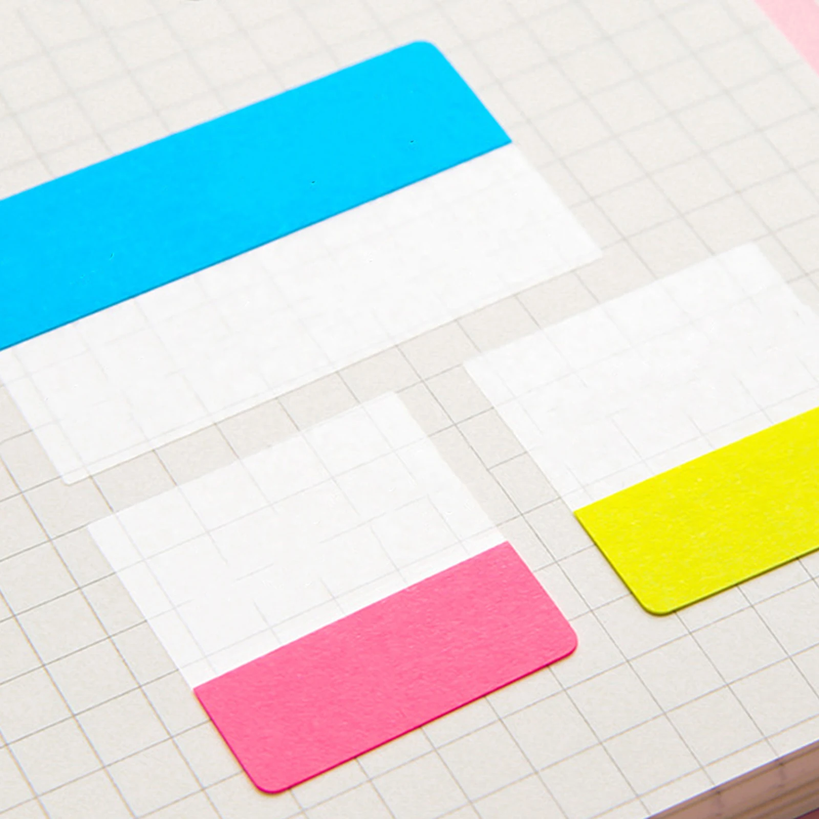 

Writable Page Colored Sticky Mark Sticker Sticky Memo Pad Self Adhesive Page Tabs Paper Supplies Notebook Annotations