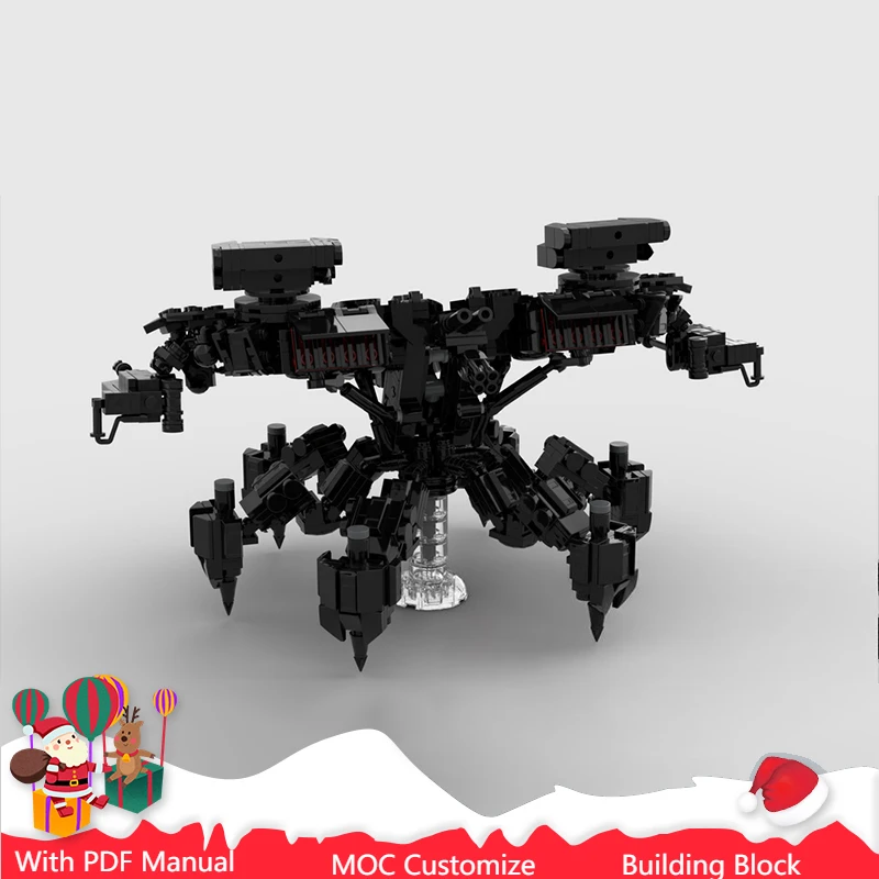 

1054 PCS MOC Mechanical Spider Model With Insect Modular DIY Building Blocks Kids Assembly Display Toys Festival Surprise Gift