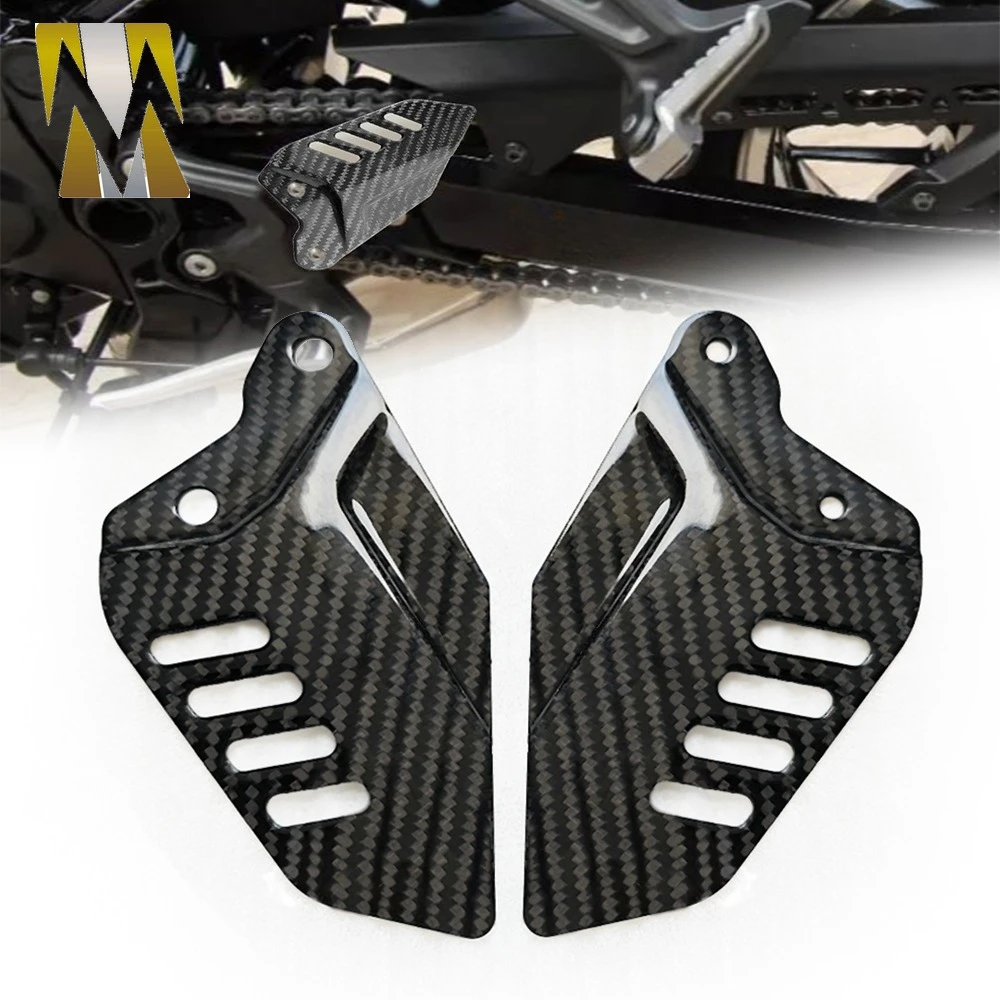 

Мотоциклетные карбоновые подножки, передний тормозной цилиндр, защита пяток, совместимые с Kawasaki Z900RS 2018-2025