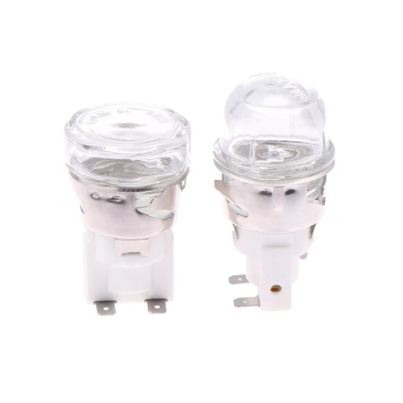 15W 25W 1501/2501 Oven Lamp Holder Refrigerator E14 Halogen Bulbs Light Base Heat Resistant Microwave Lamp Adapter 120/220/240V