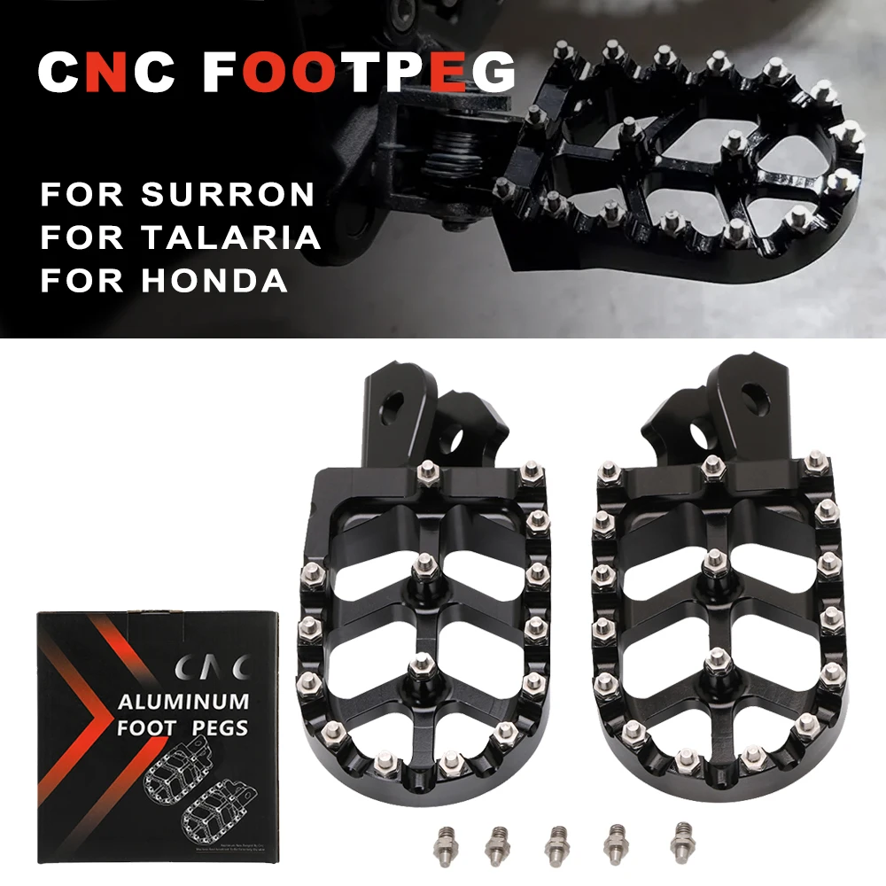 AliExpress JFGRACING E-bike Foot Peg For CRF230 Surron Talaria Motorcycles CNC Parts Footpeg Footpedal Electric Dirt Bicycle Pedal Off-Road Motocross