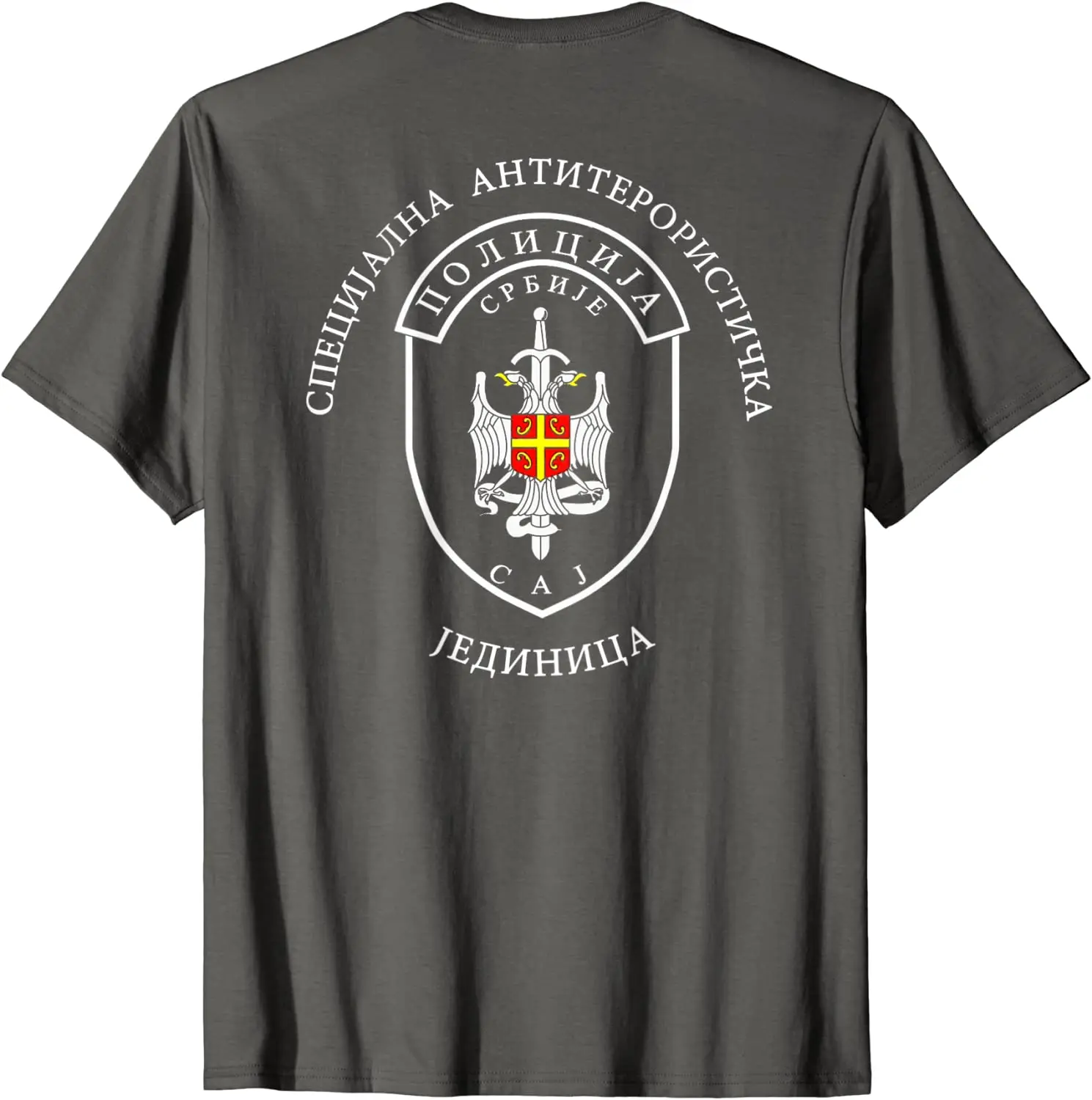 Serbian Special Tactical Unit Special Operations CAJ Men T-Shirt Short Sleeve Casual Cotton O-Neck Summer Shirts