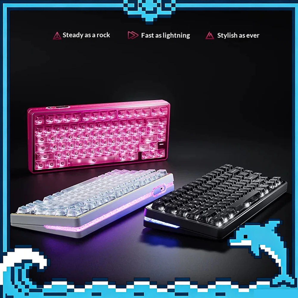 VGN Neon 75 Super Competitive Edition Wired Keyboard 0.1ms Event-Level Delay E-sports Keyboard 8K Polling Rate Pc Accessories